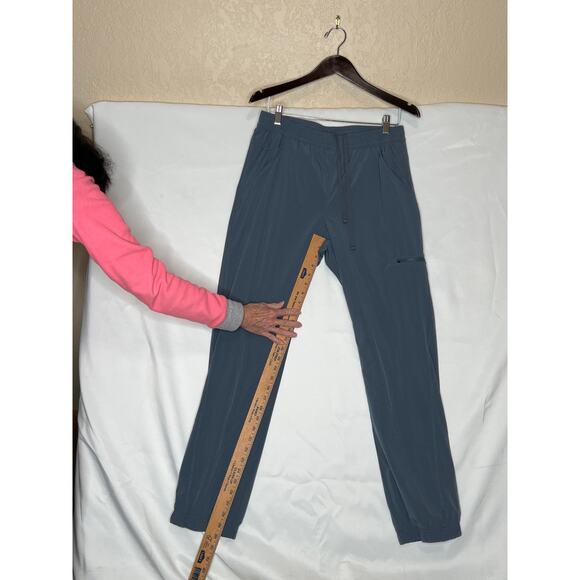 Eddie Bauer size 8 performance pants, gray zip pockets lined warmth, hiking - Picture 5 of 9
